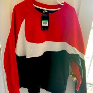 NWT Nike Big Swoosh Crewneck Sweatshirt XL